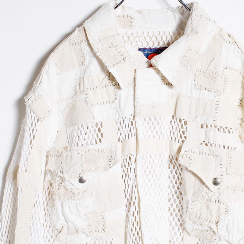 MESH JACKET -WHITE-