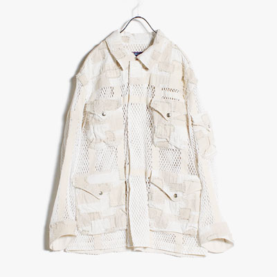 MESH JACKET -WHITE-