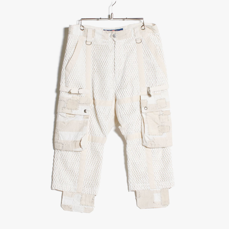 MESH SHORTS -WHITE-