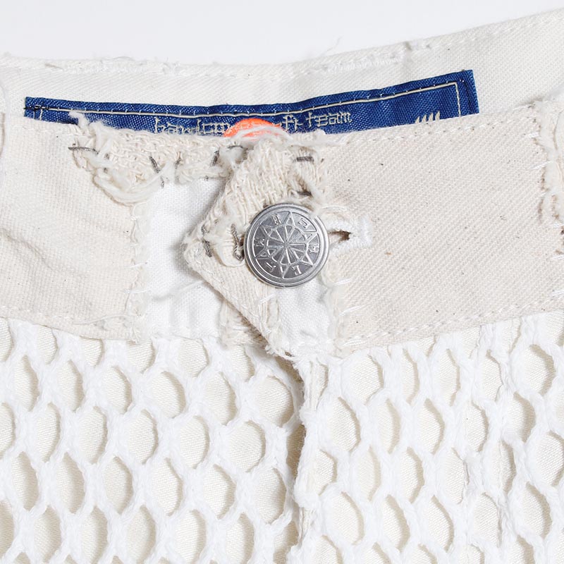 MESH SHORTS -WHITE-