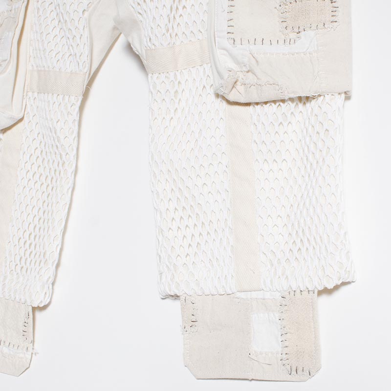 MESH SHORTS -WHITE-