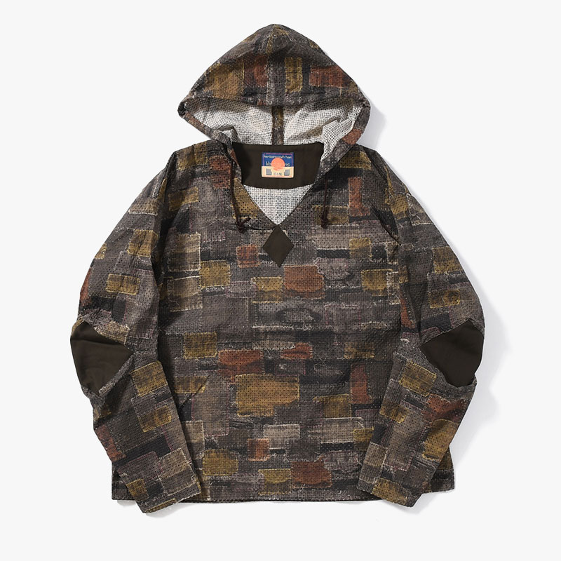 BORO HOODIE -BROWN-