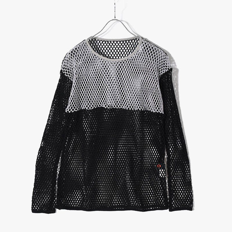 MESH CUTSEW -BLACK/GRAY-