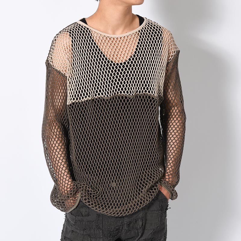 MESH CUTSEW -OLIVE/SAND-