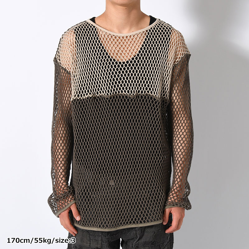 MESH CUTSEW -OLIVE/SAND-