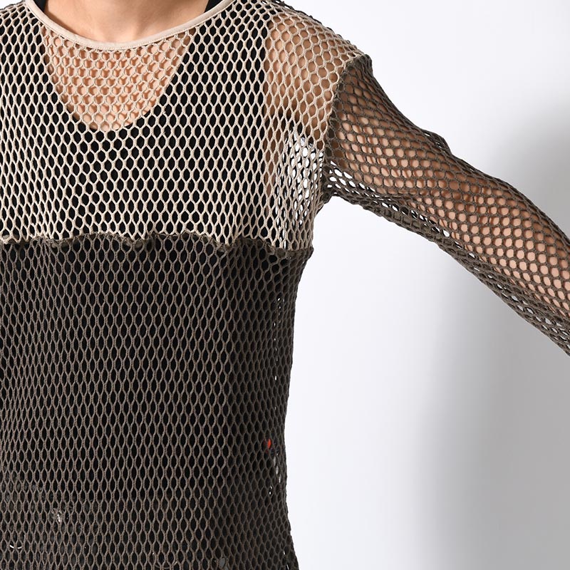 MESH CUTSEW -OLIVE/SAND-