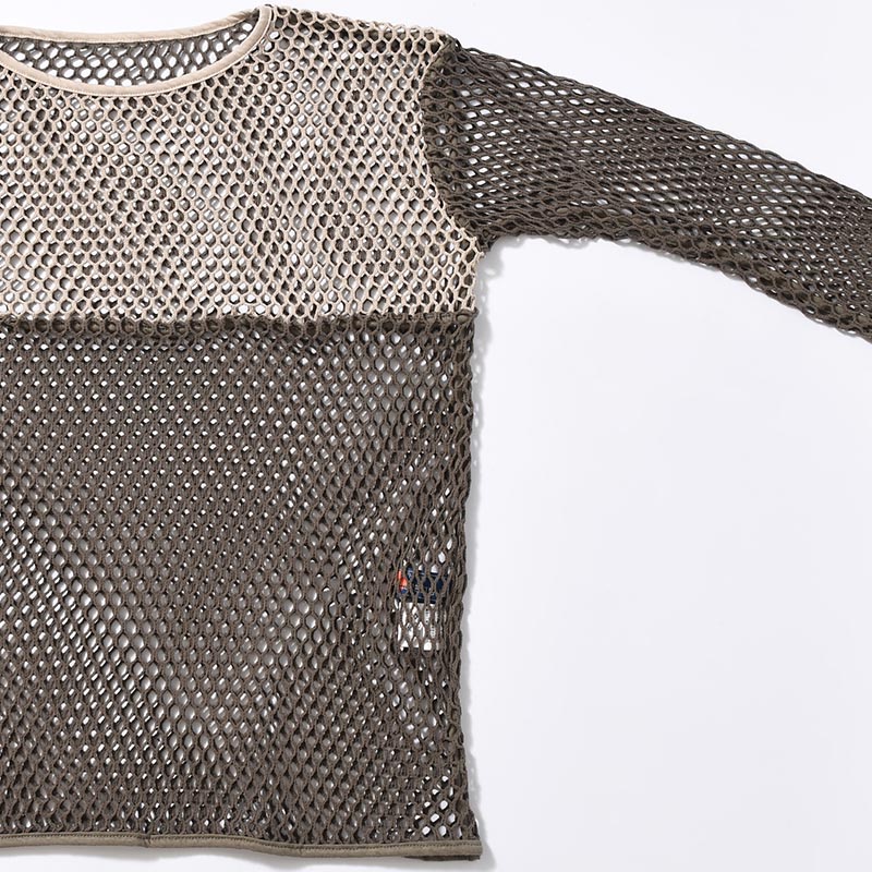 MESH CUTSEW -OLIVE/SAND-