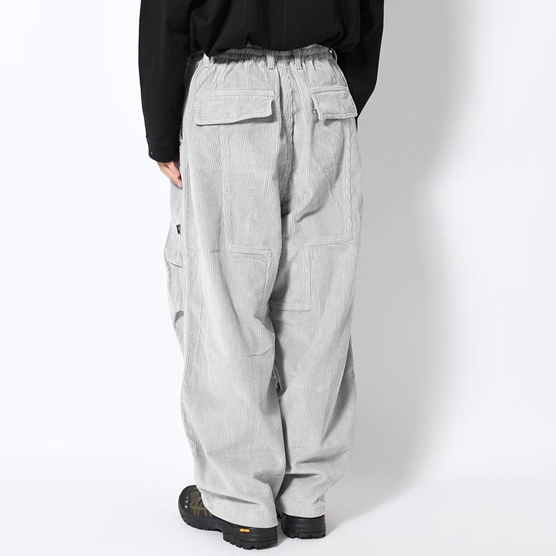 CORDUROY PONDERING PANTS -SKY GREY-