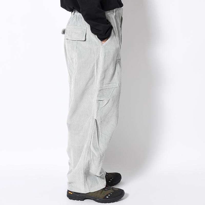 CORDUROY PONDERING PANTS -SKY GREY-