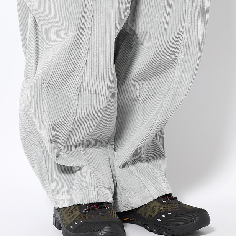 CORDUROY PONDERING PANTS -SKY GREY-