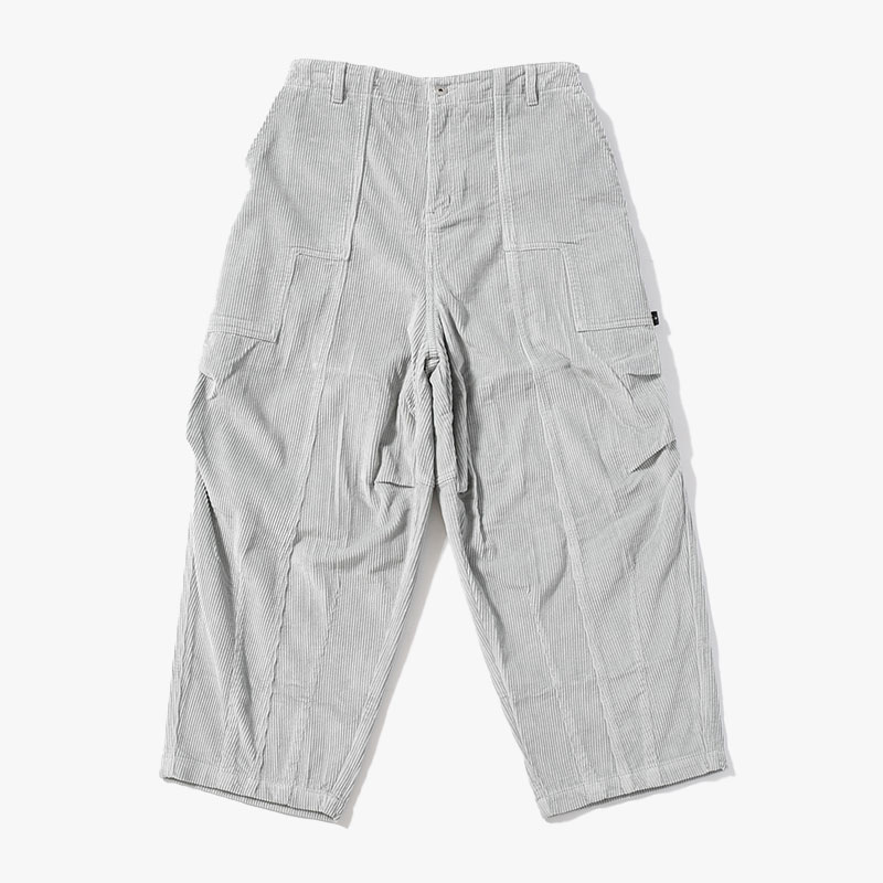 CORDUROY PONDERING PANTS -SKY GREY-