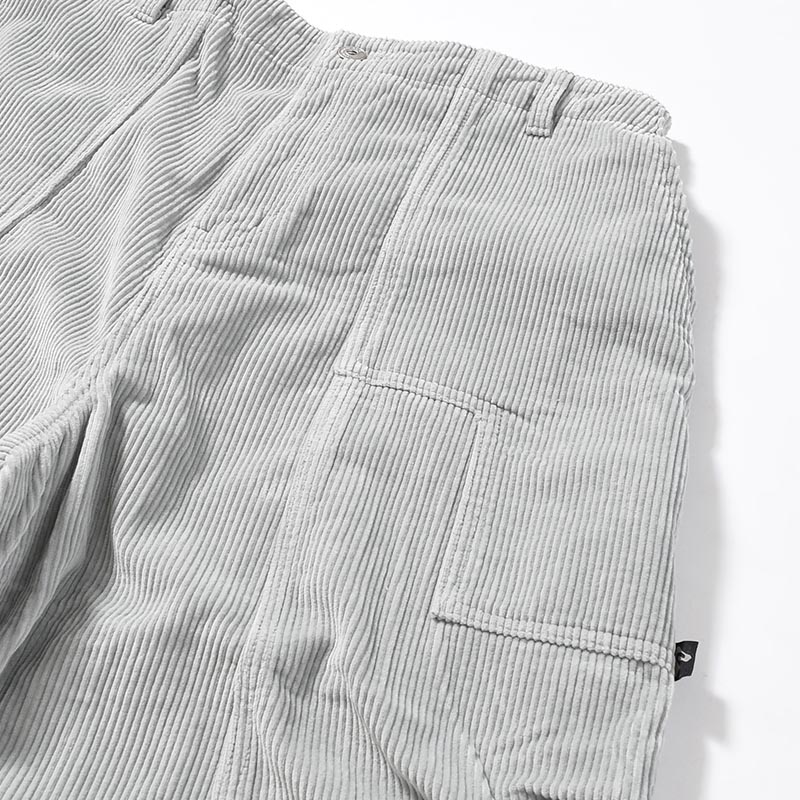 CORDUROY PONDERING PANTS -SKY GREY-