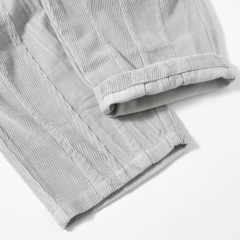 CORDUROY PONDERING PANTS -SKY GREY-