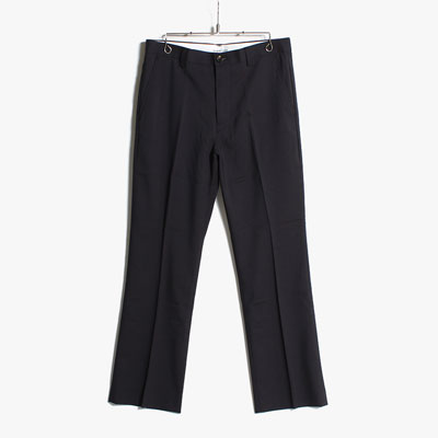 FLARE TROUSERS -NAVY-