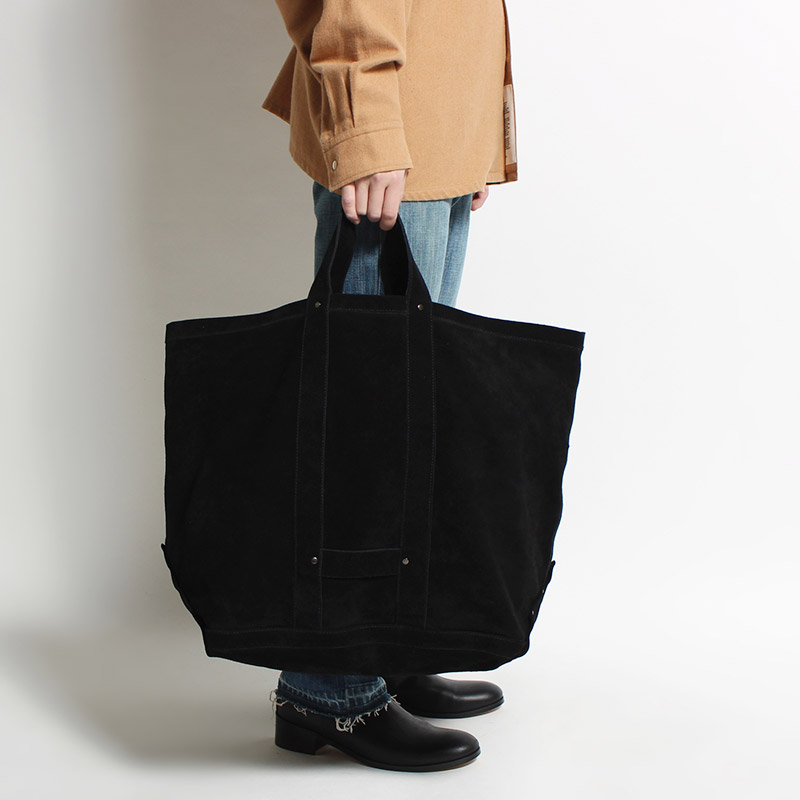 LEATHER TOTE BAG -BLACK- | IN ONLINE STORE