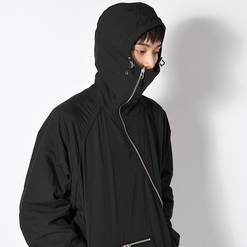 BALACLAVA S.W. HOODIE REV -BLACK-