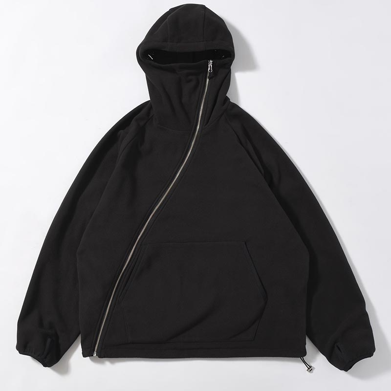 BALACLAVA S.W. HOODIE REV -BLACK-