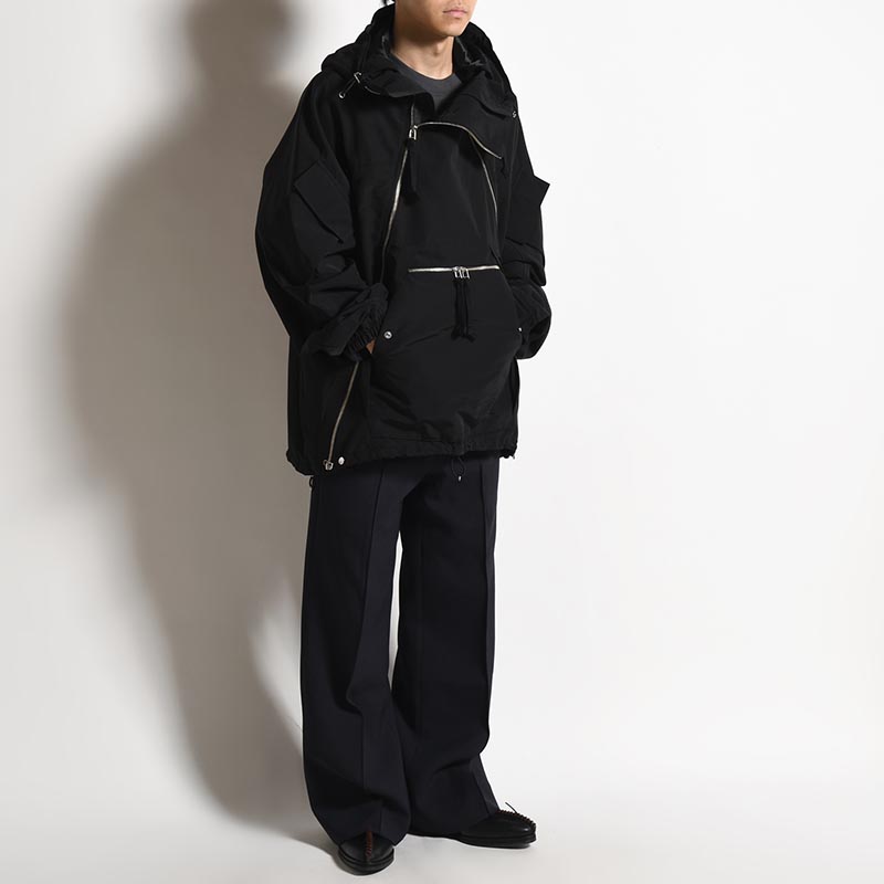 DIAG PARKA -BLACK-