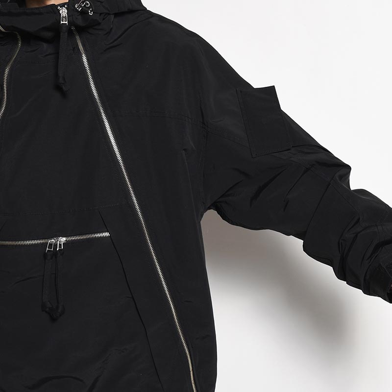 DIAG PARKA -BLACK-