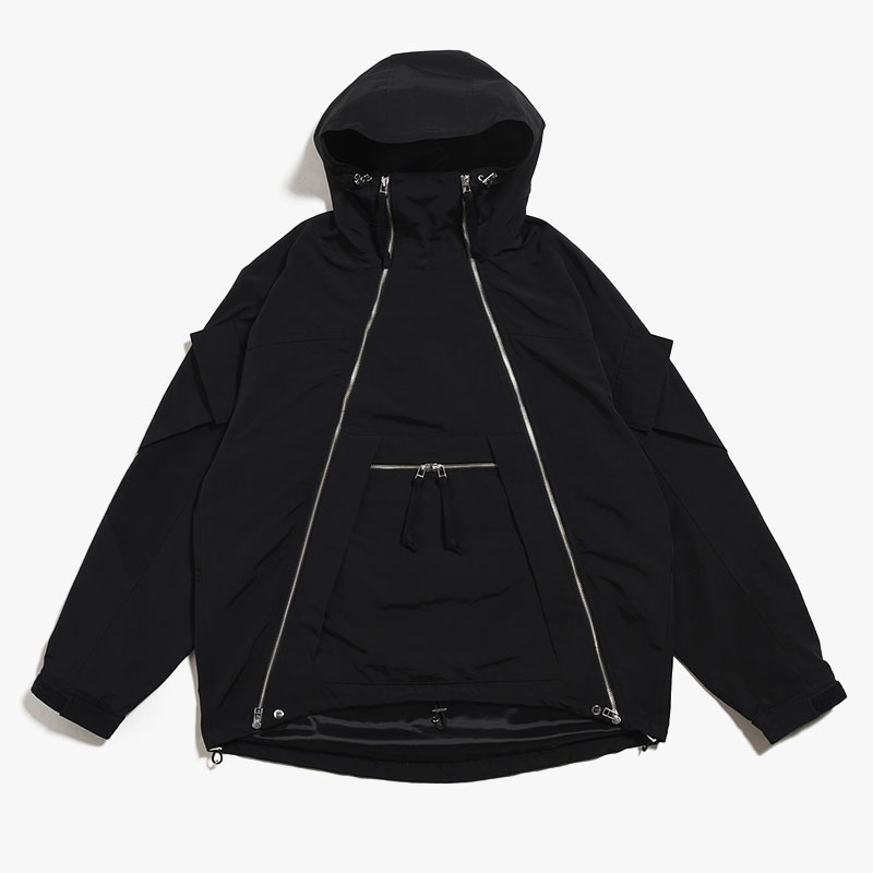 DIAG PARKA -BLACK-