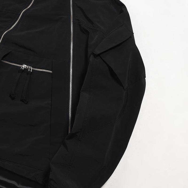 DIAG PARKA -BLACK-