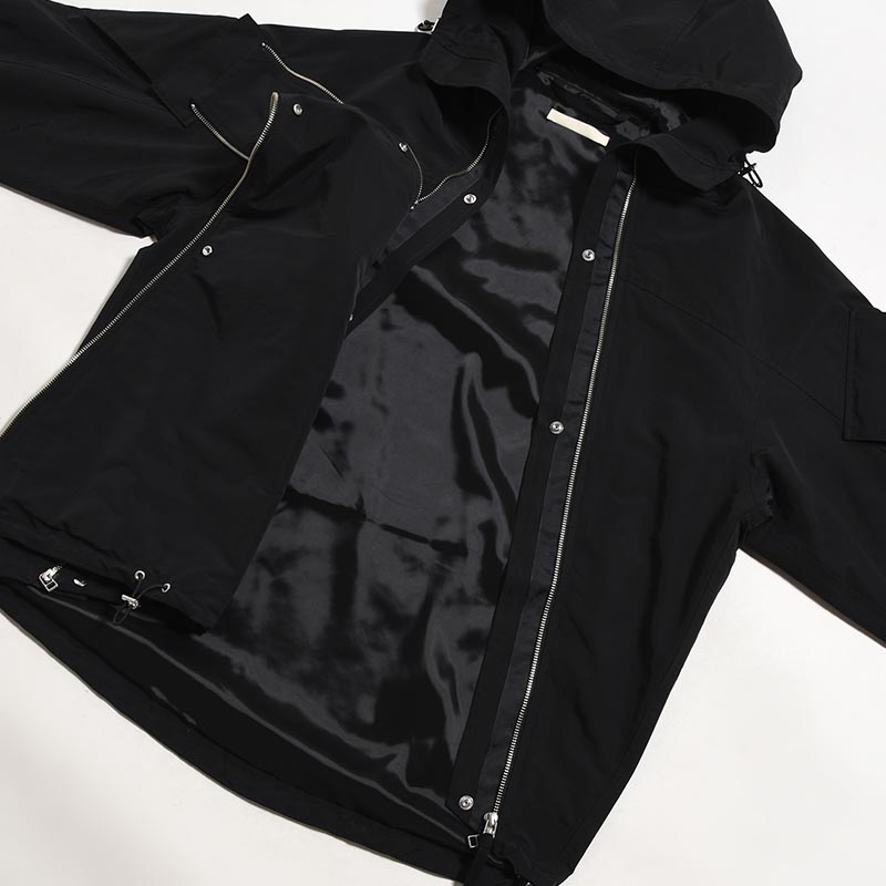 DIAG PARKA -BLACK-