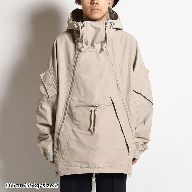 DIAG PARKA -OATMEAL-