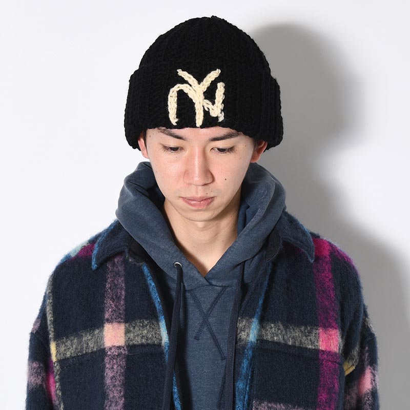 BEANIE HAT NY -BLACK-