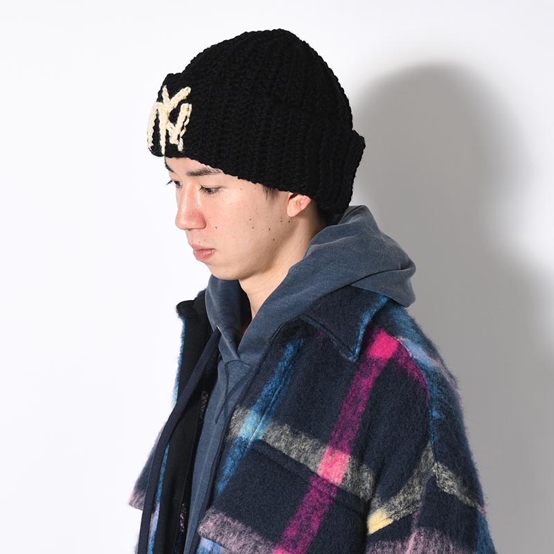 BEANIE HAT NY -BLACK-