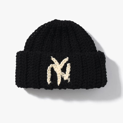 BEANIE HAT NY -BLACK-