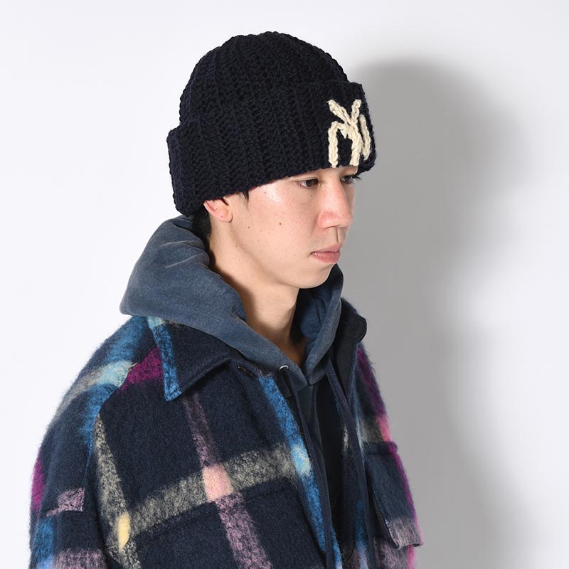 BEANIE HAT NY -NAVY-