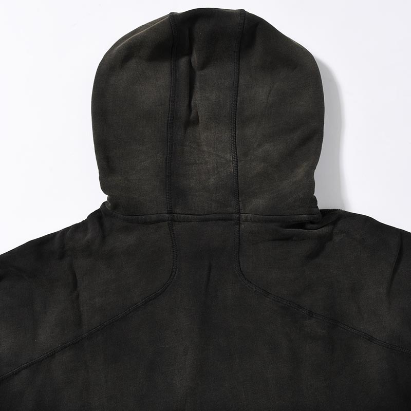 PIGMENT LOGO HOODIE -BLACK-