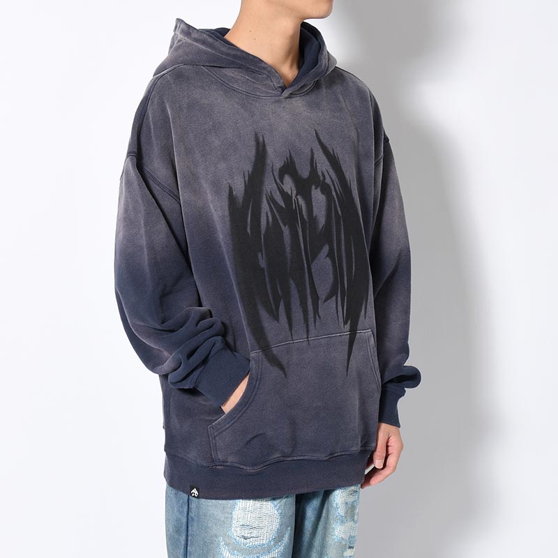 PIGMENT LOGO HOODIE -NAVY-