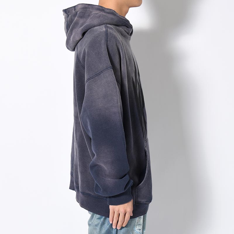 PIGMENT LOGO HOODIE -NAVY-