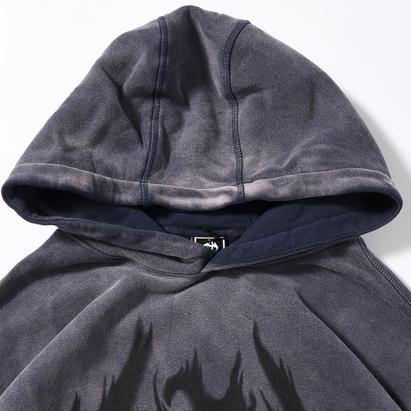 PIGMENT LOGO HOODIE -NAVY-