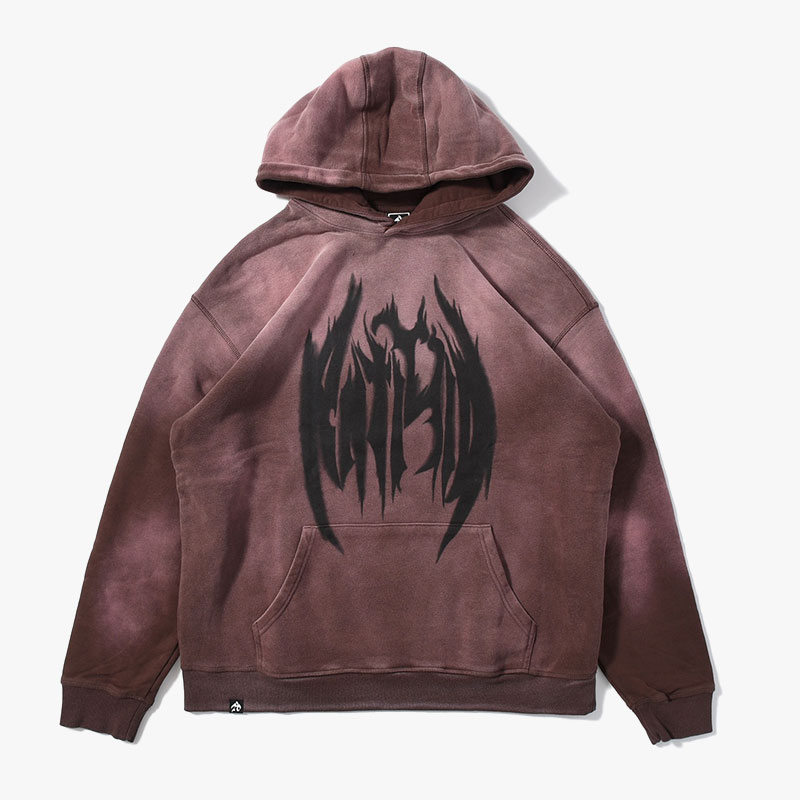 PIGMENT LOGO HOODIE -PURPLE-