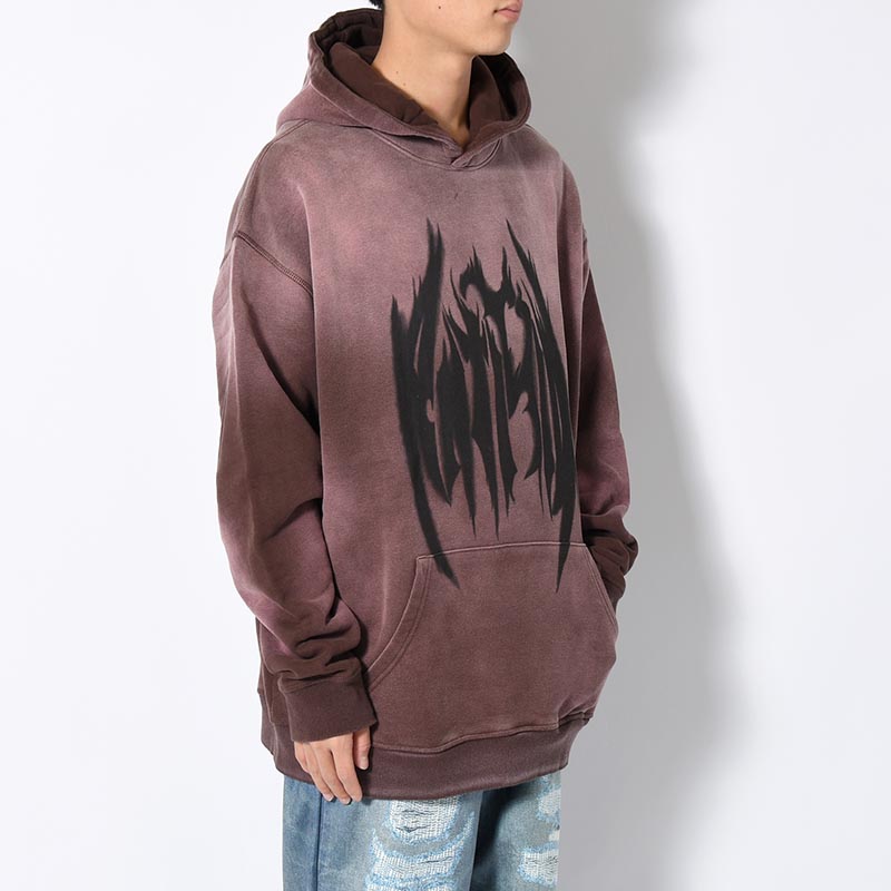 PIGMENT LOGO HOODIE -PURPLE-