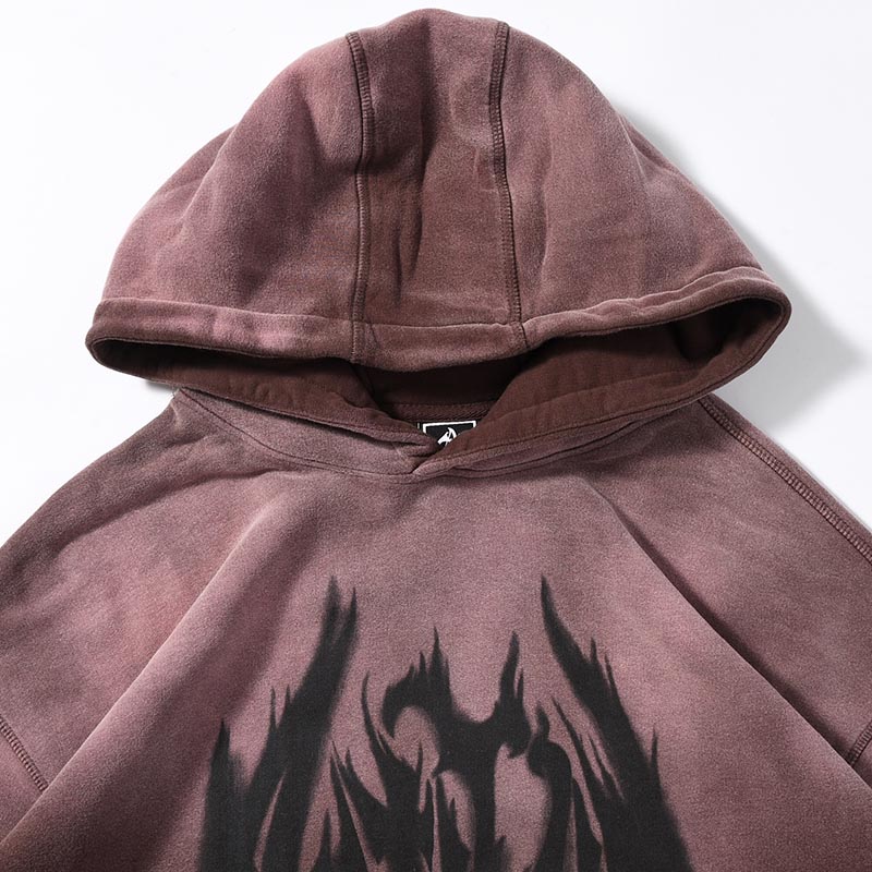 PIGMENT LOGO HOODIE -PURPLE-