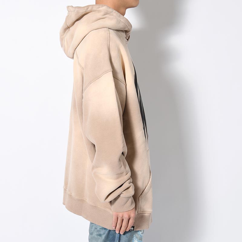 PIGMENT LOGO HOODIE -BEIGE-