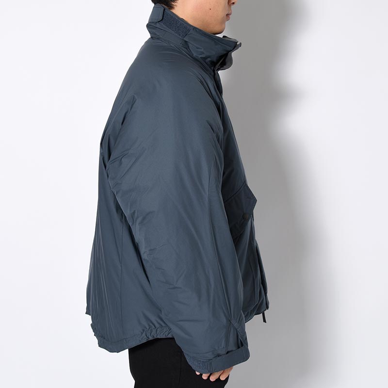 HALF COAT -BLUE GRAY-