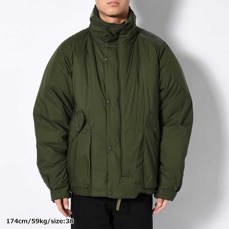 HALF COAT -DARK KHAKI-