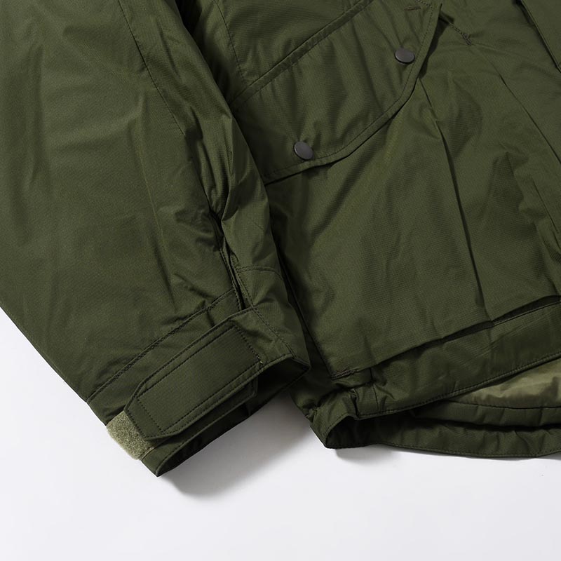 HALF COAT -DARK KHAKI-