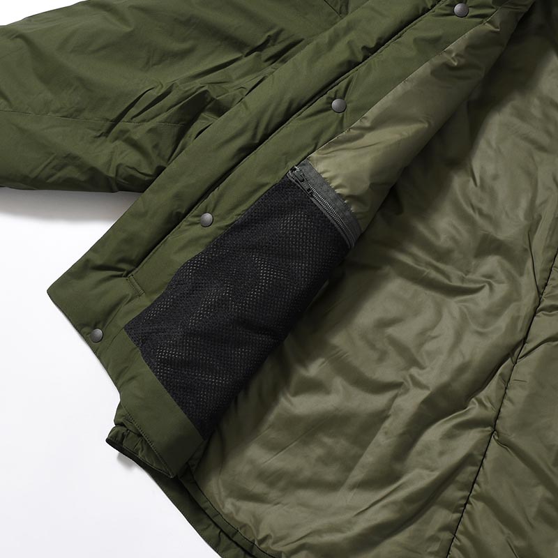 HALF COAT -DARK KHAKI-