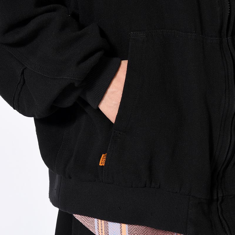 HOODIE BLOUSON -BLACK-