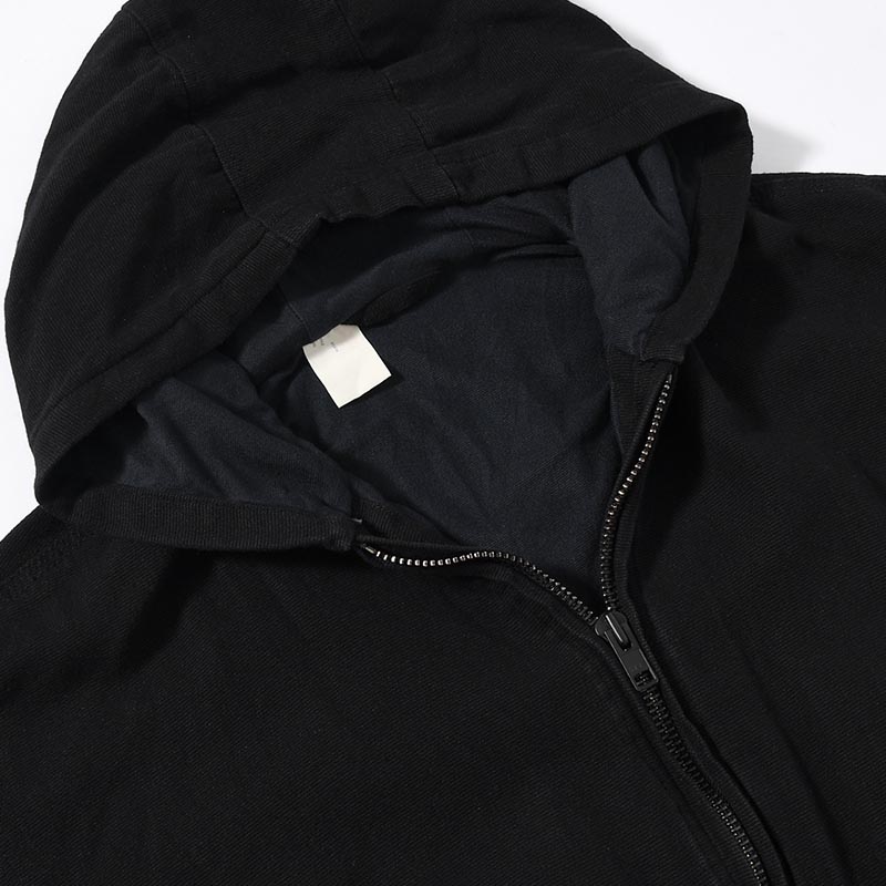 HOODIE BLOUSON -BLACK-