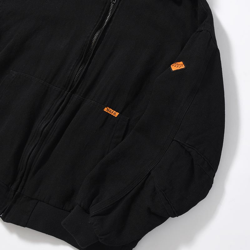 HOODIE BLOUSON -BLACK-