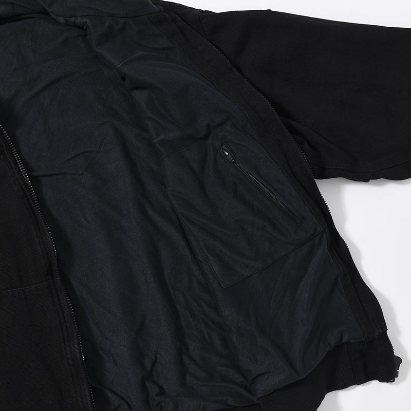 HOODIE BLOUSON -BLACK-