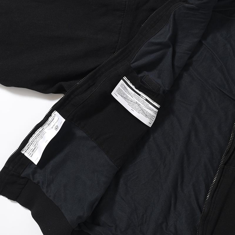 HOODIE BLOUSON -BLACK-