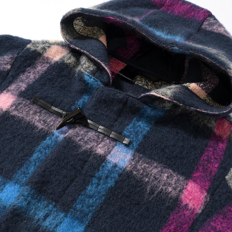 DUFFEL COAT -NAVY-