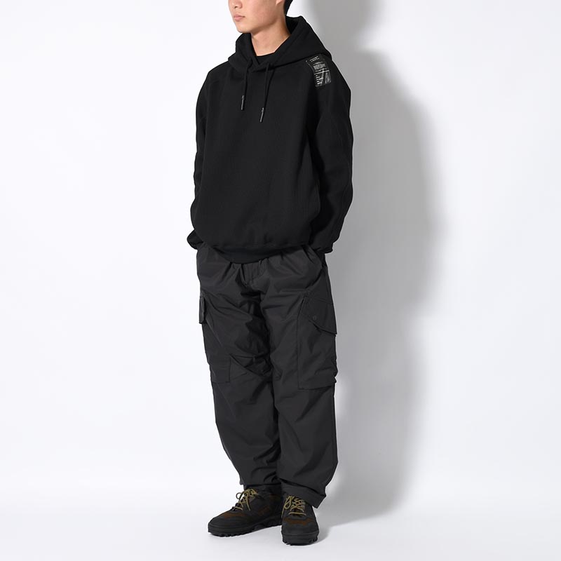 SIDE POCKET PANTS -BLACK-